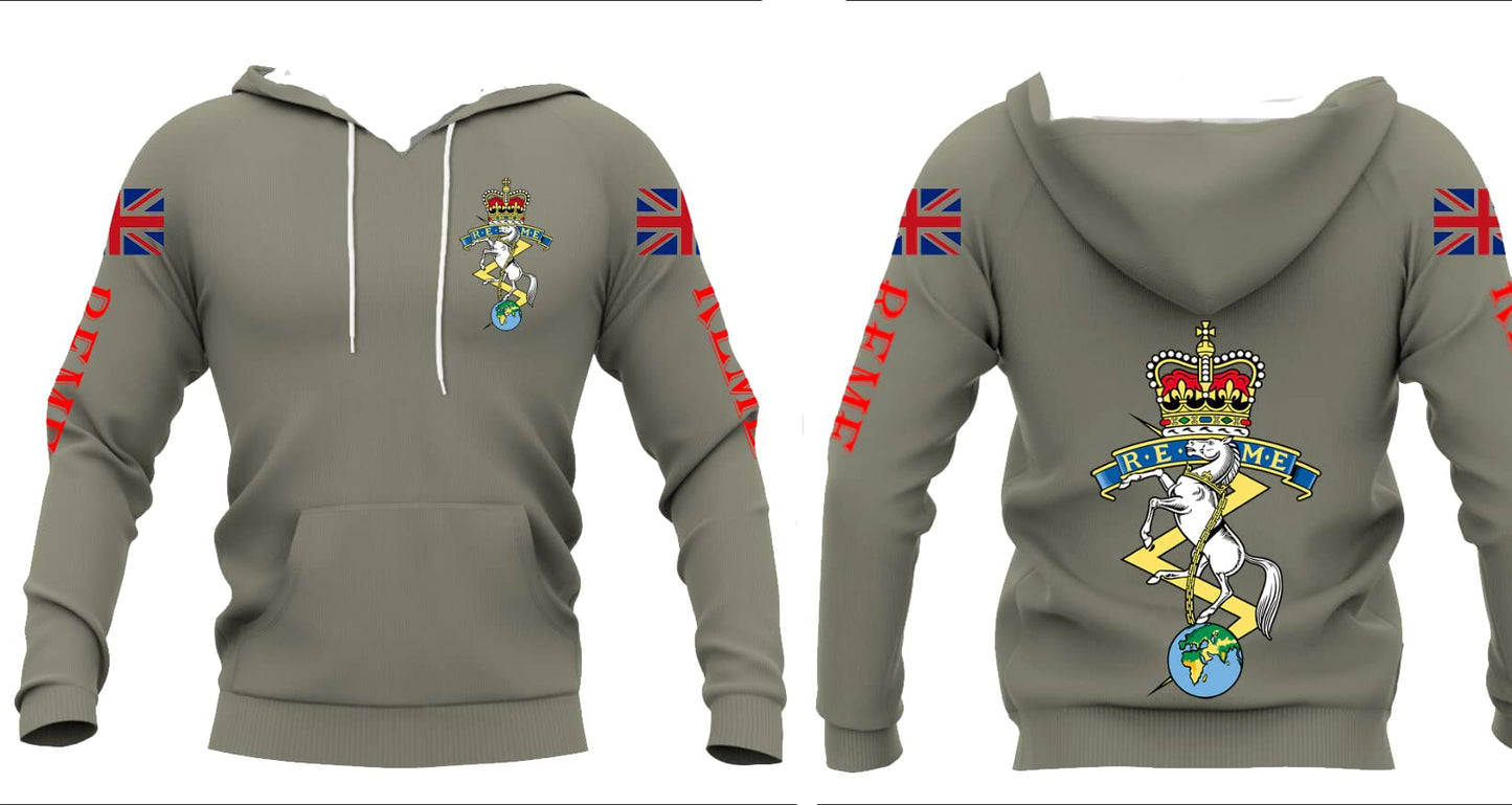 Army 1157 Kit REME Double Printed Hoodie 2023