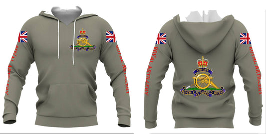 Army 1157 Kit Royal Artillery Double Printed Hoodie 2023