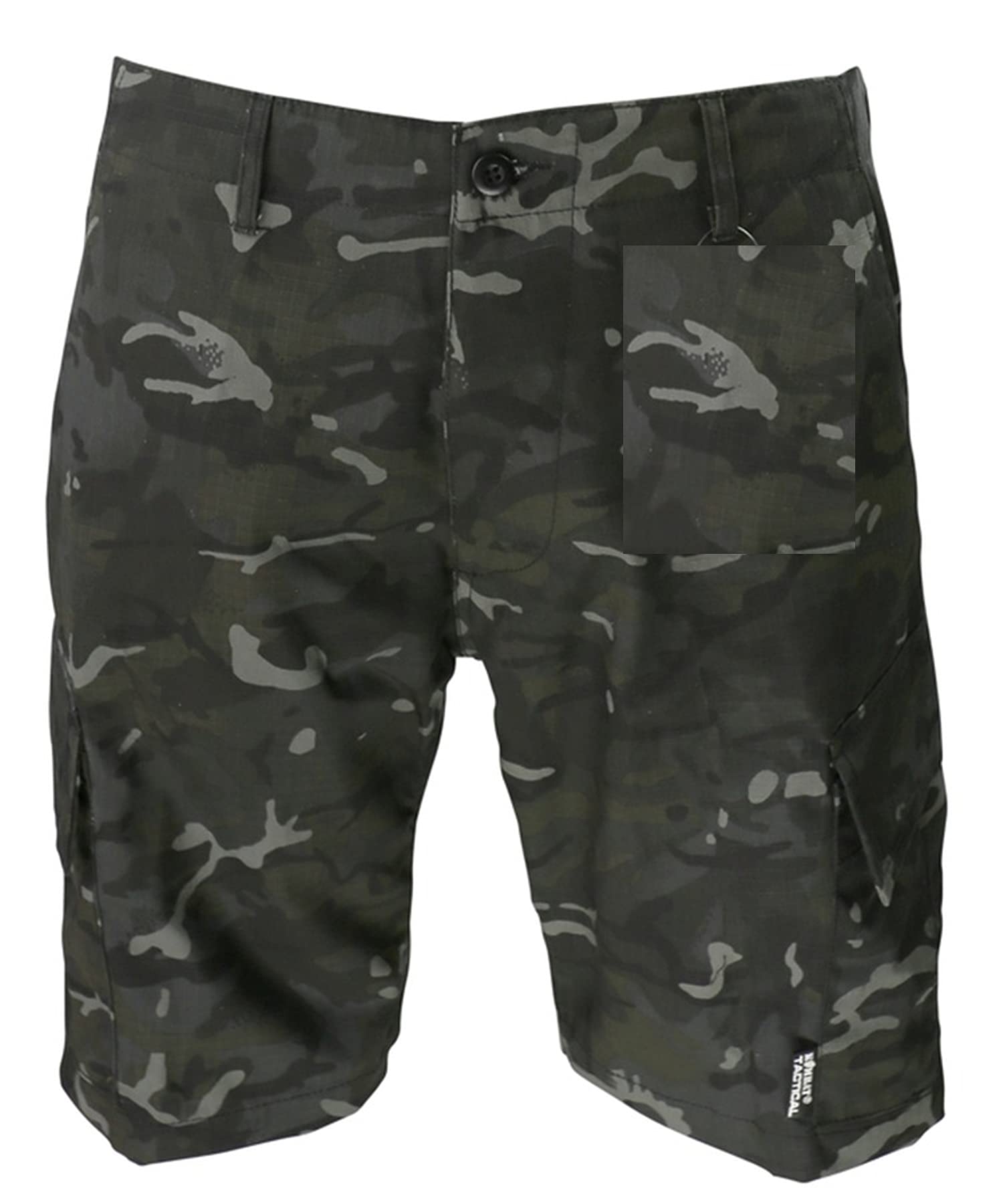 Kombat Assault Shorts ACU Style BTP Black - Army 1157 kit L Kombat UK