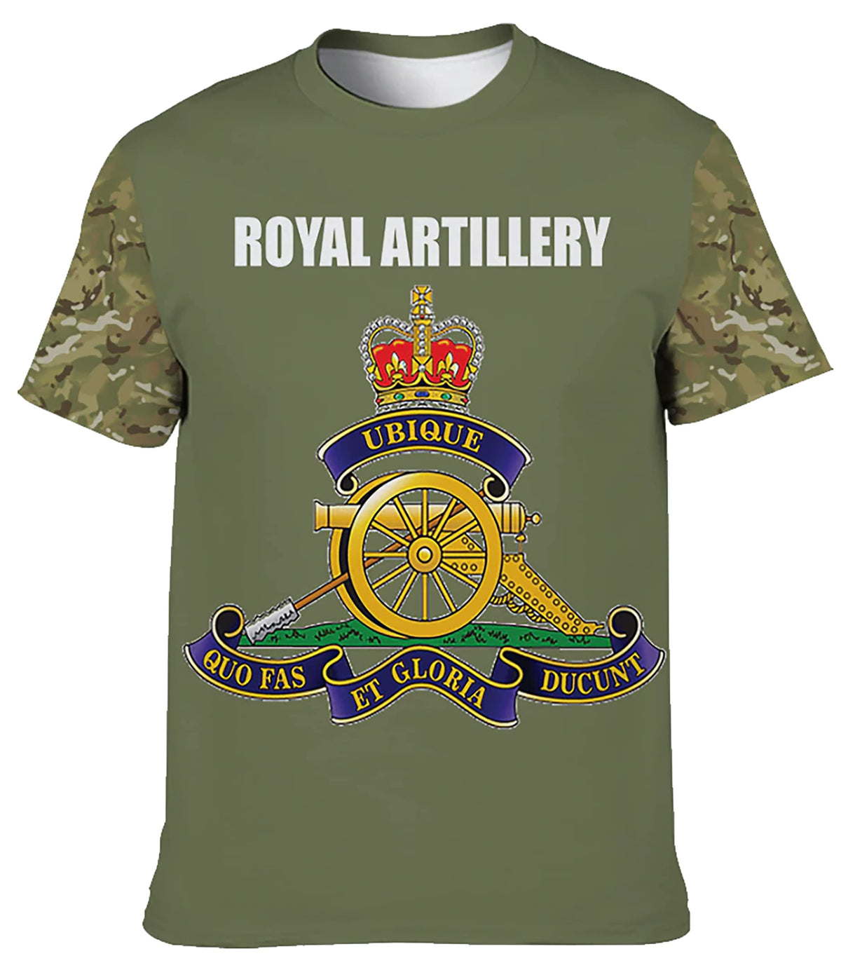 Army 1157 Kit Royal Artillery Double Printed T Shirt 2023