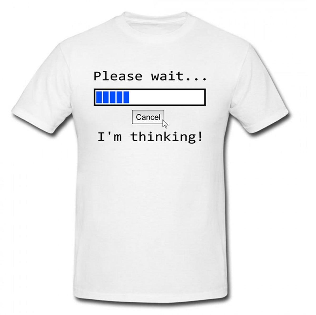 Please Wait Unisex Crew Neck T-Shirt (XXL) White - Army 1157 kit Army 1157 Kit