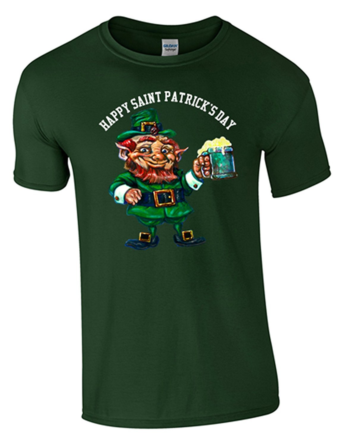 ST Patrick's Day T/Shirt (S, Forest Green) - Army 1157 Kit  Veterans Owned Business
