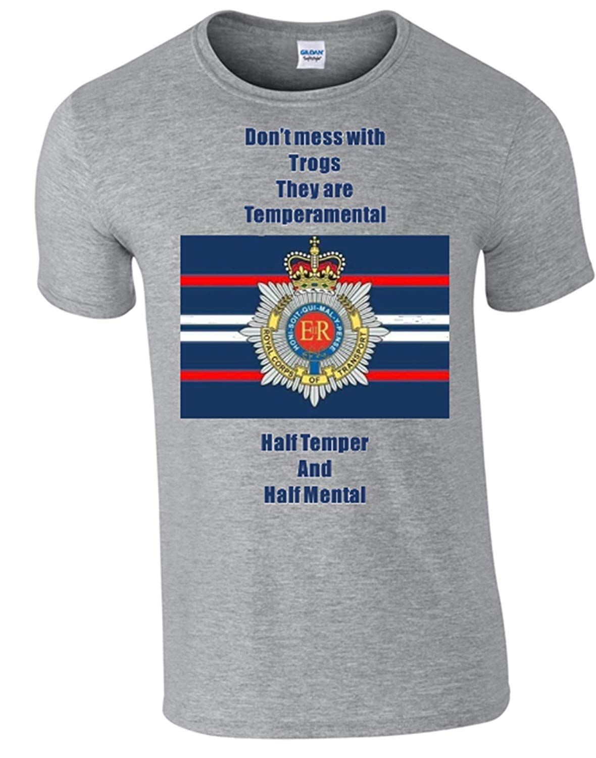 Royal Corps of Transport Novelty T-Shirt - Army 1157 kit Grey / XXL Army 1157 Kit Veterans Owned Business