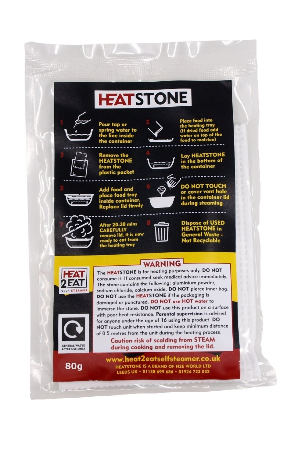 HEAT 2 EAT SELF-STEAMERS and  UK SHIPPING INCLUDED