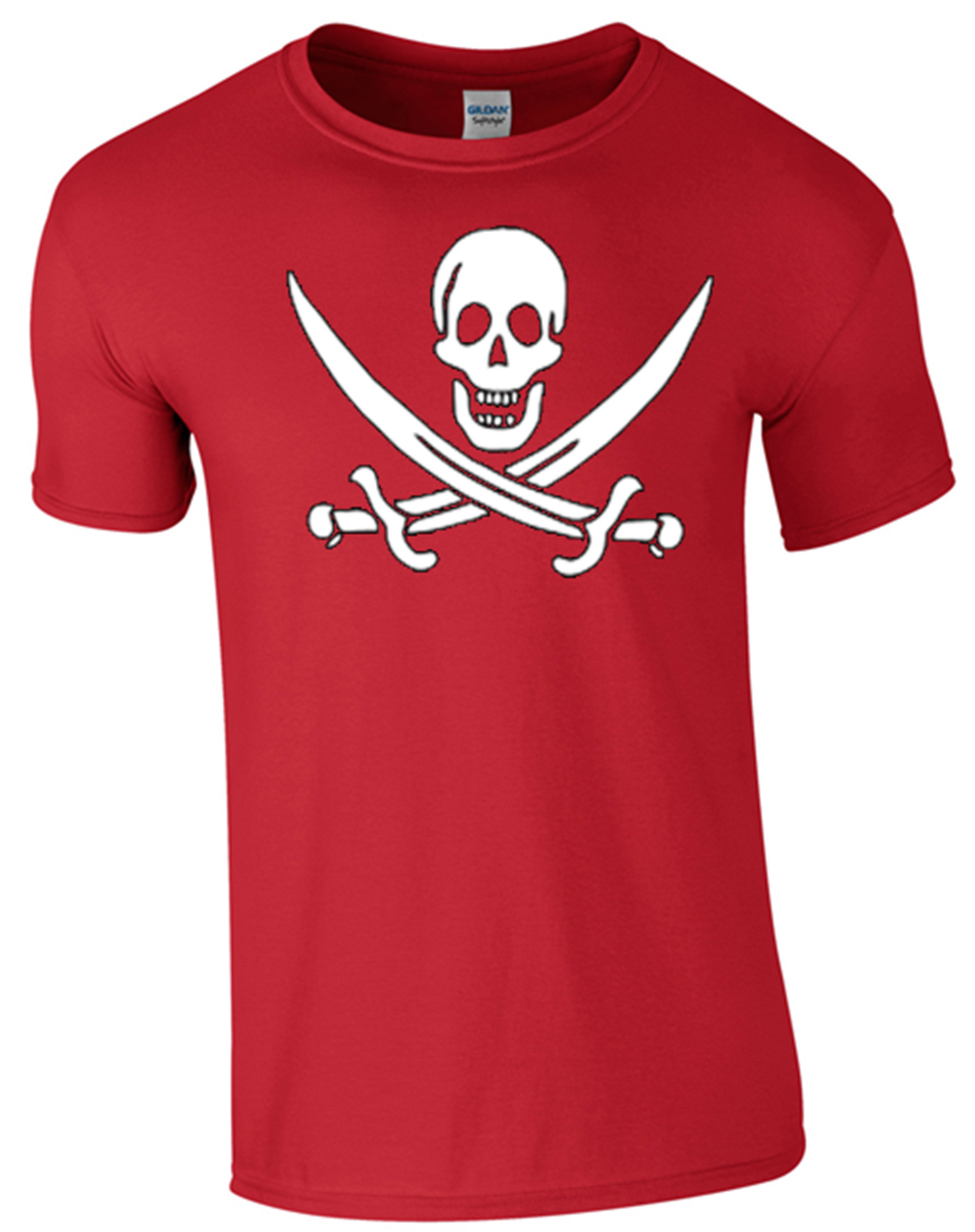 Pirate T-Shirt Printed DTG (Direct to Garment) for a Permanent Finish. - Army 1157 kit S / Red Army 1157 Kit Veterans Owned Business