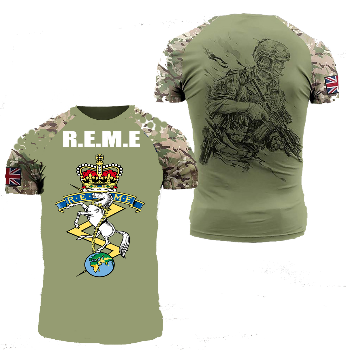 REME Double Printed T-Shirt new 2023 - Army 1157 kit Army 1157 Kit