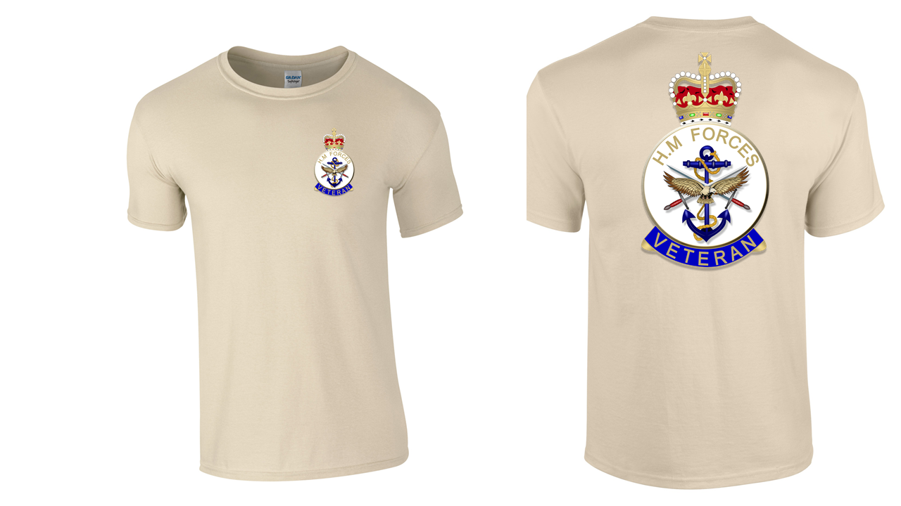 Veteran  T-Shirt Print Front and Back