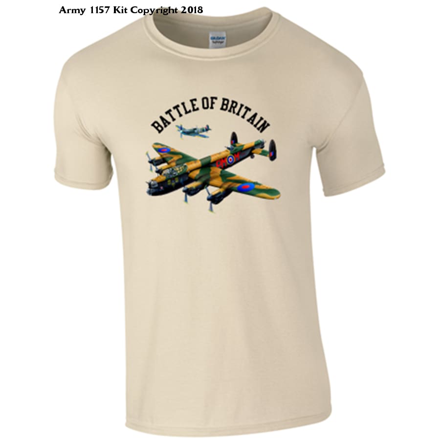 Battle of Britain T-Shirt - Army 1157 kit S / Sand Army 1157 Kit Veterans Owned Business