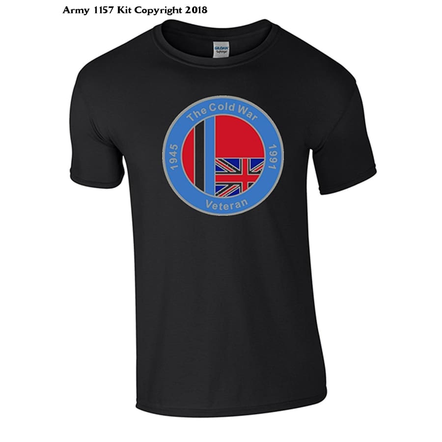 Bear Essentials Clothing. Cold War T/Shirt - Army 1157 kit Medium / Black Army 1157 Kit Veterans Owned Business