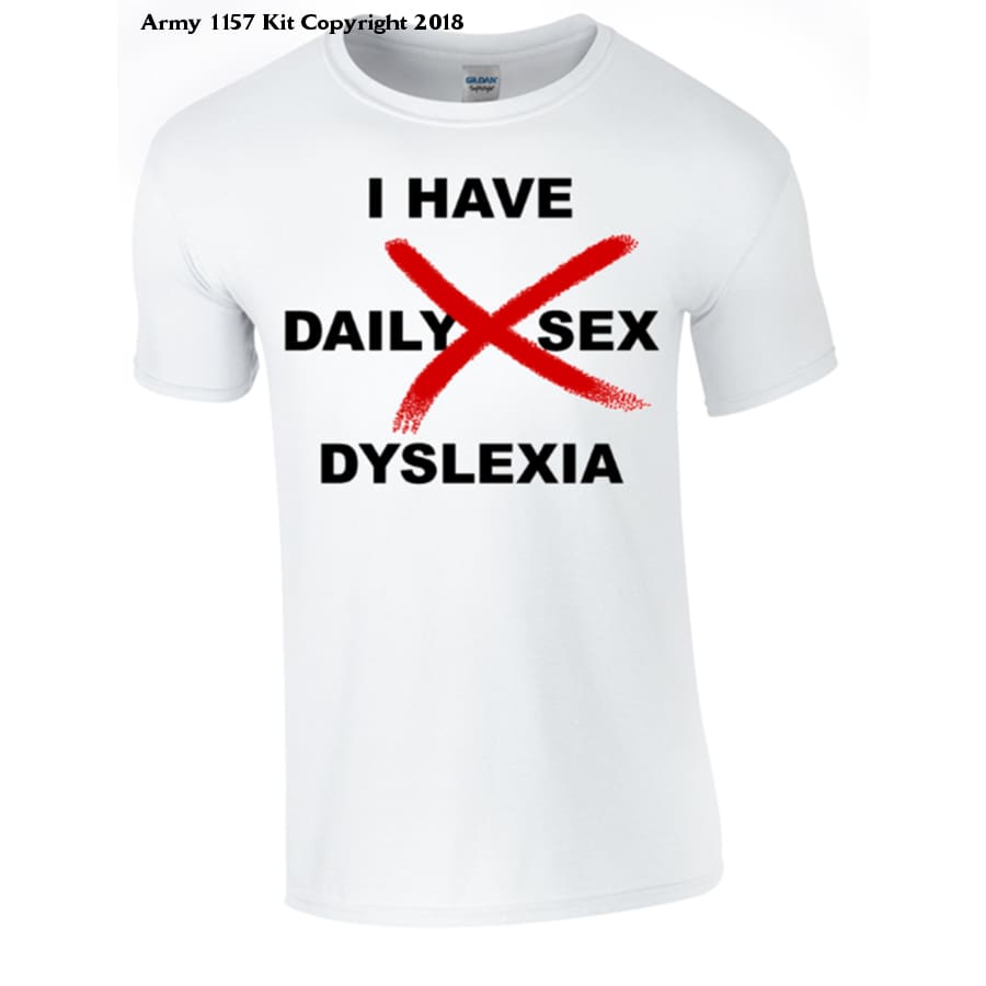 Dyslexia T´-Shirt - Army 1157 Kit  Veterans Owned Business