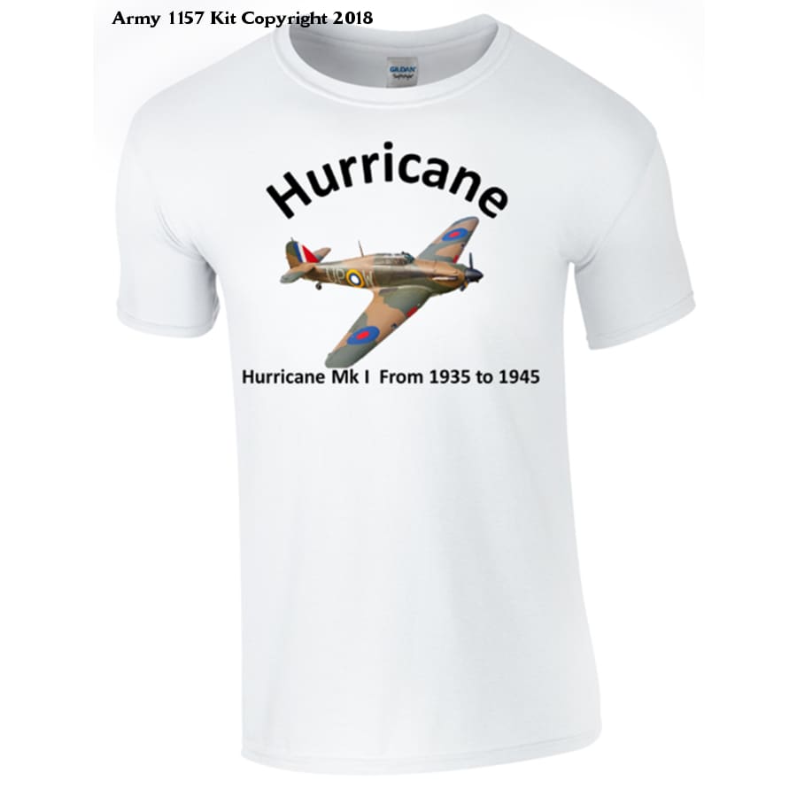 Hawker Hurricane T-Shirt - Army 1157 Kit  Veterans Owned Business
