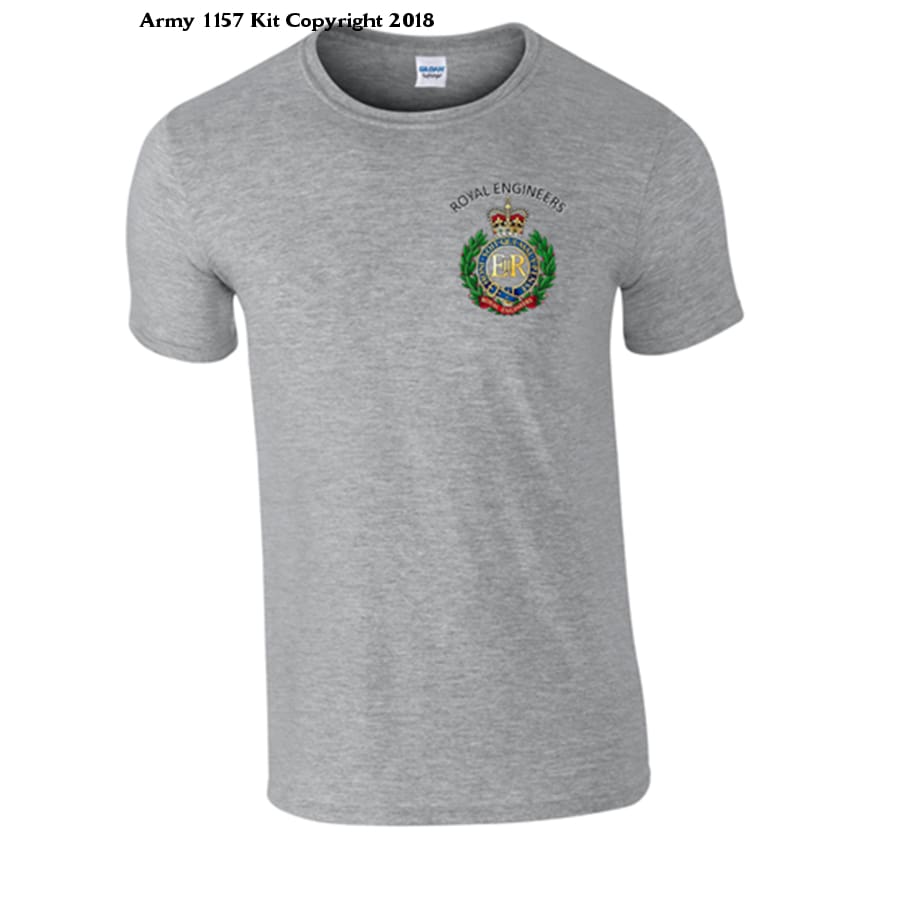Royal Engineer T-Shirt back and front print Official MOD Approved Merchandise - Army 1157 kit Army 1157 Kit Veterans Owned Business