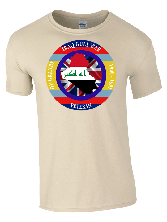 Op Granby IRAQ Gulf War Sand T Shirt